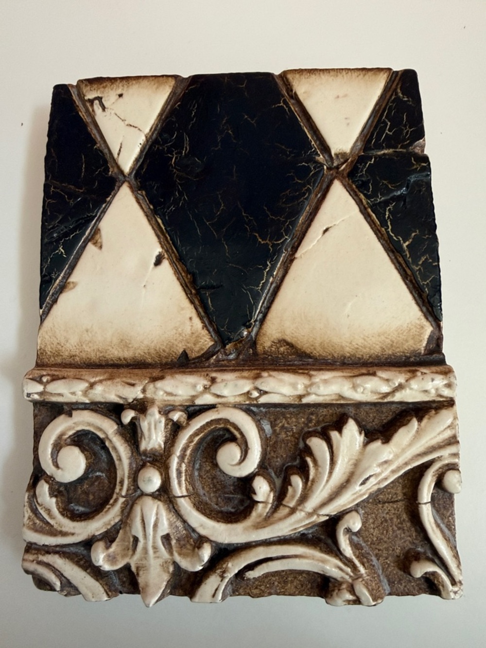 Sid Dickens Black and Cream Emblem Plaque - Retired